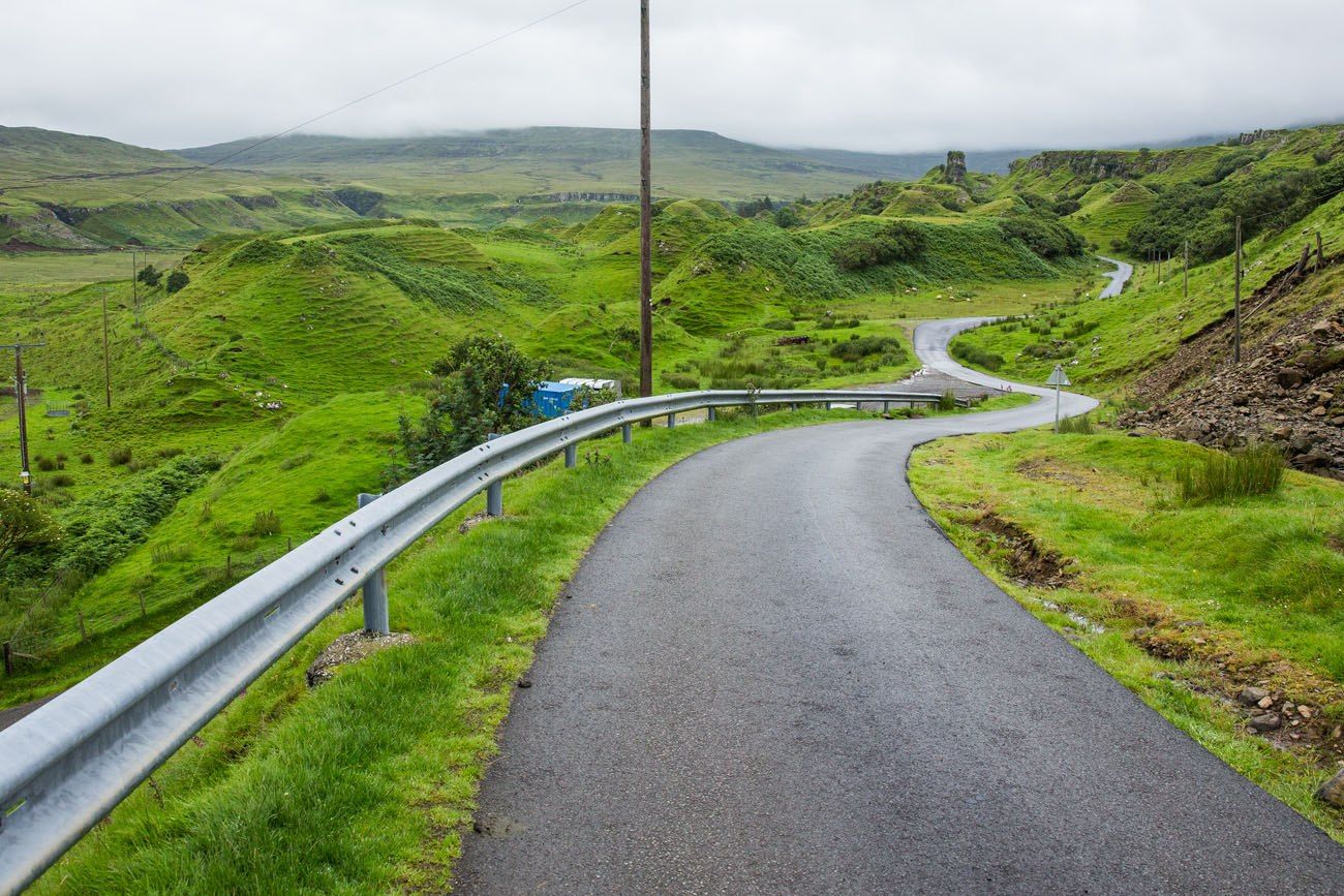 Driving to the Fairy Glen