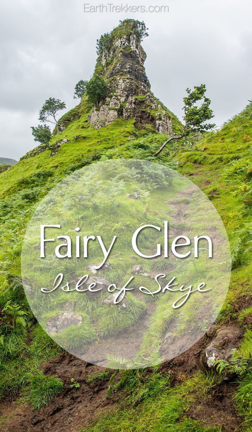 Fairy Glen on the Isle of Skye. Photo tour, drone video, and how to visit this underrated spot on the Isle of Skye.