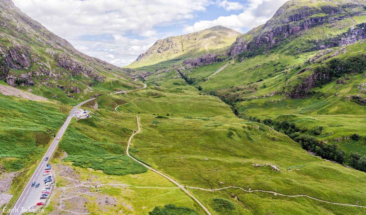 Flying Over Glencoe Valley