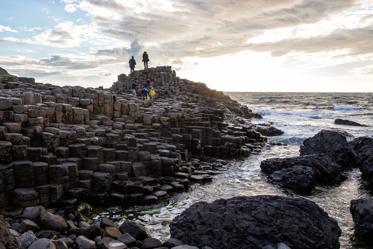 Giants Causeway Silhouette