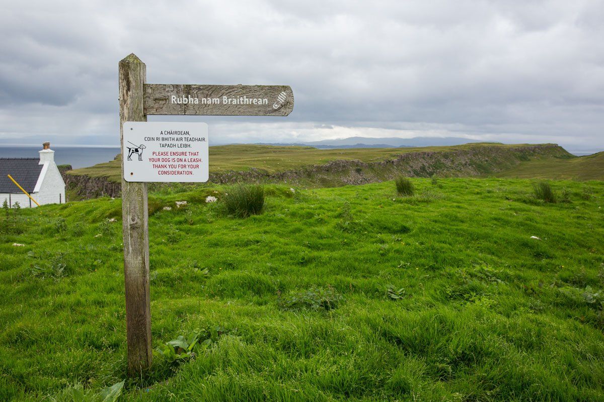 Hiking to Rubha nam braithrean