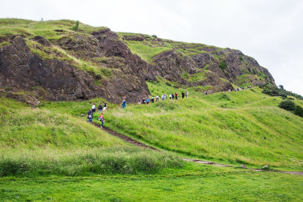 Walking Salisbury Crags