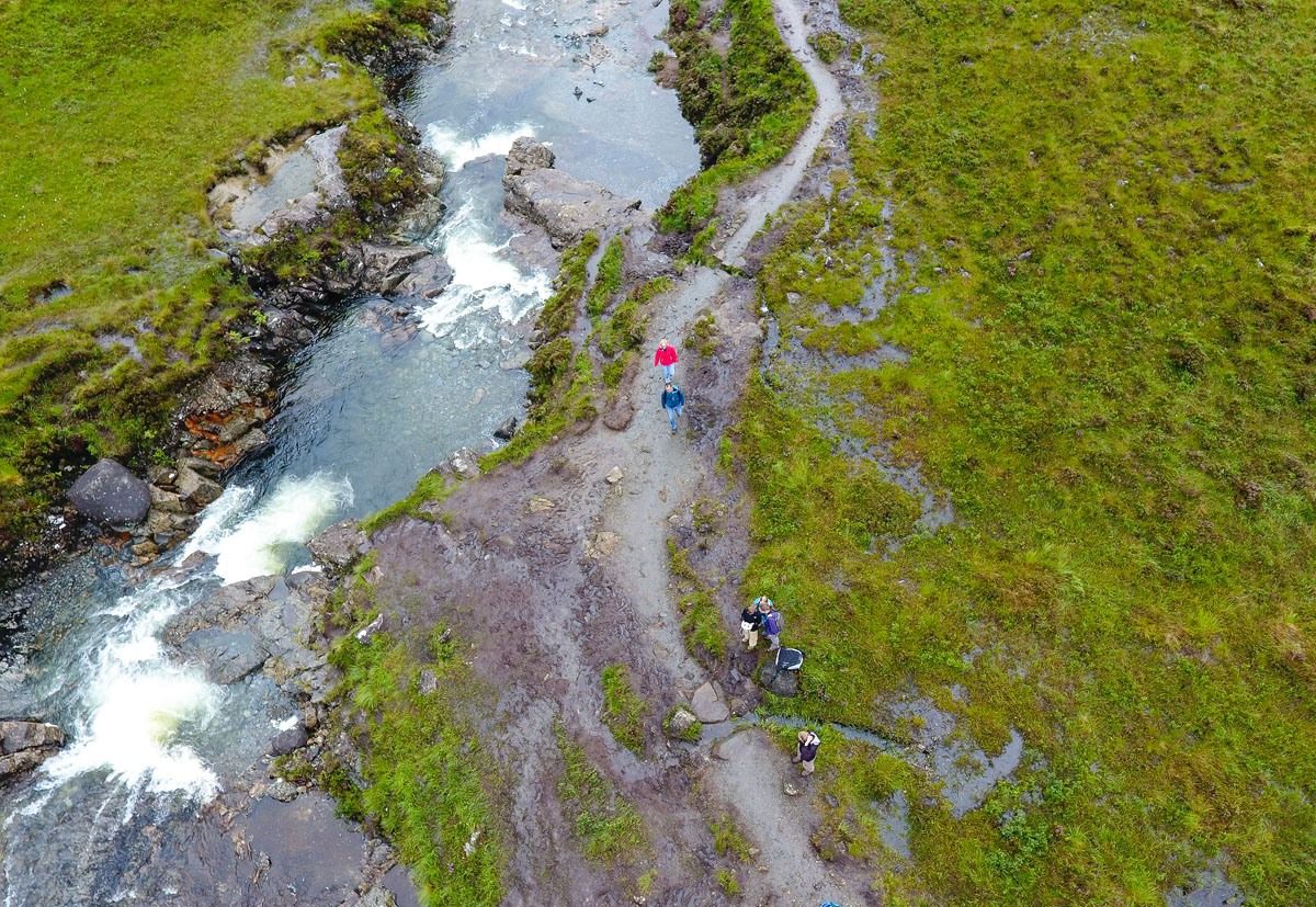 Drone Earth Trekkers Fairy Pools