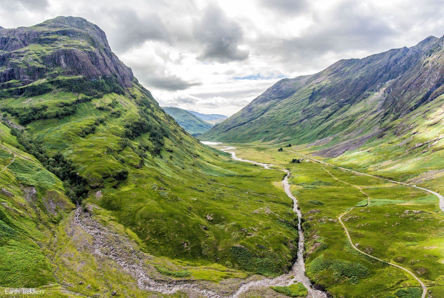 Glencoe Scotland Drone