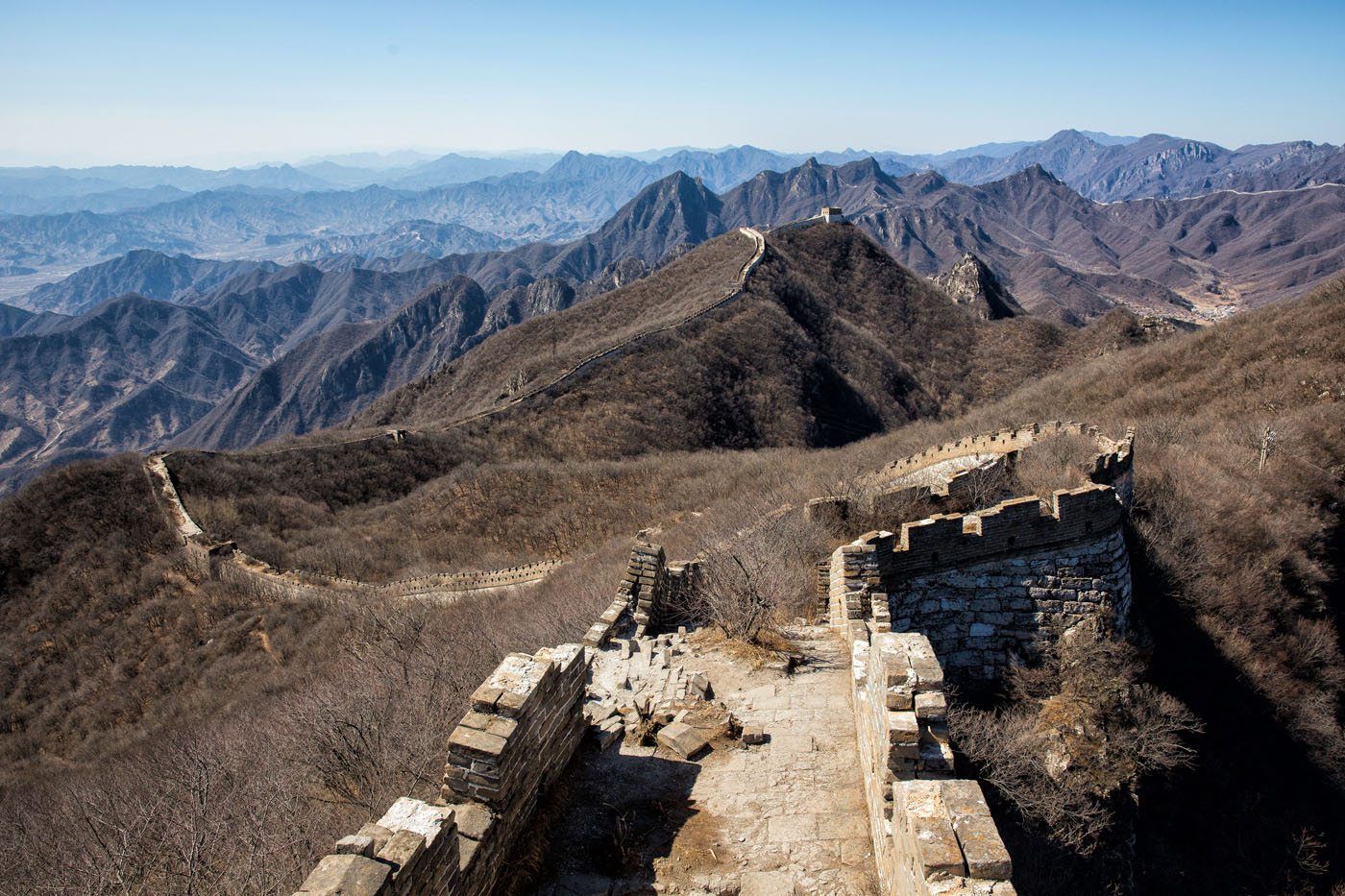 Great Wall of China in March