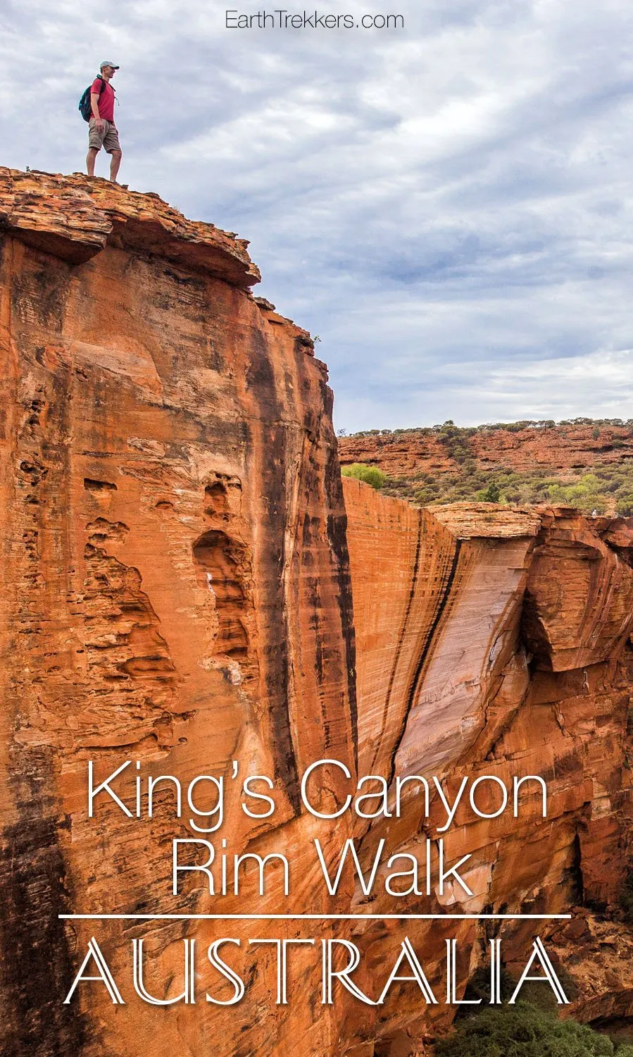Hiking Kings Canyon Rim Walk Australia