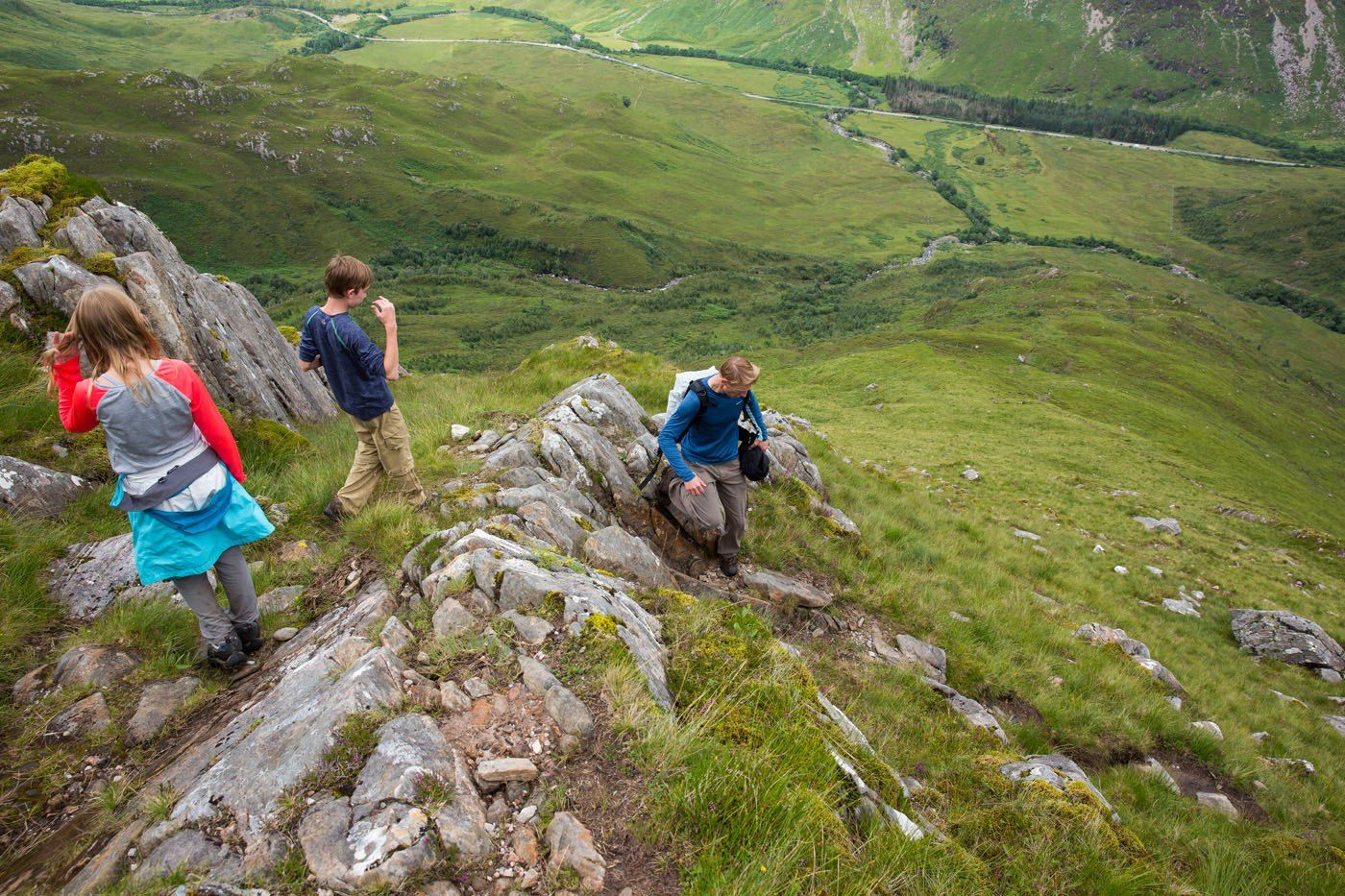 Hiking Scotland Kintail