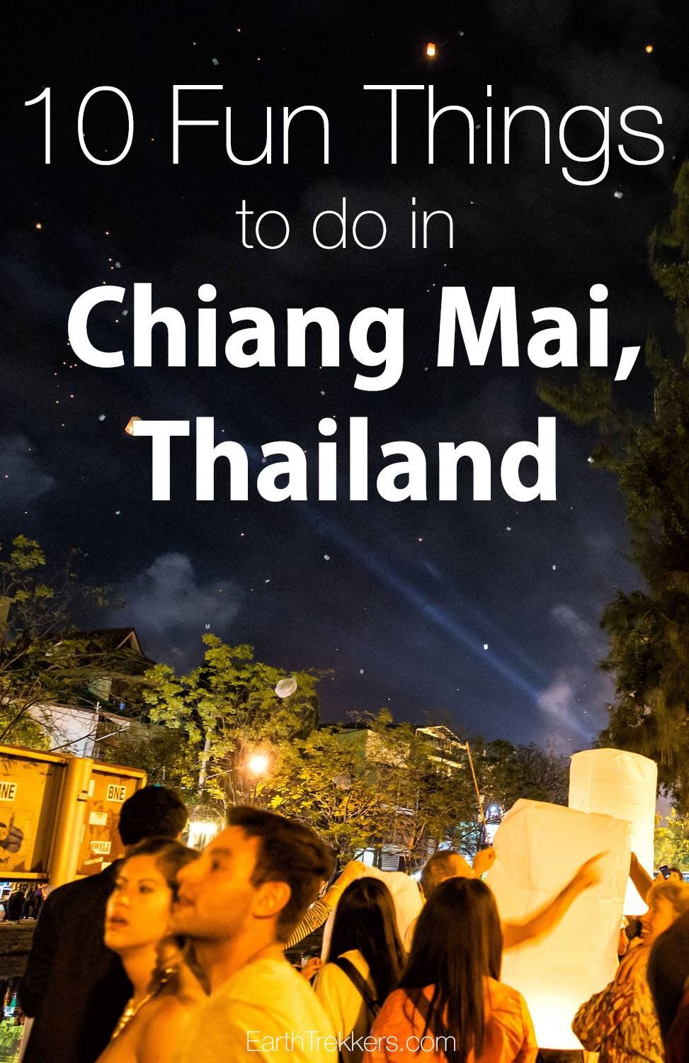 10 fun things to do in Chiang Mai Thailand