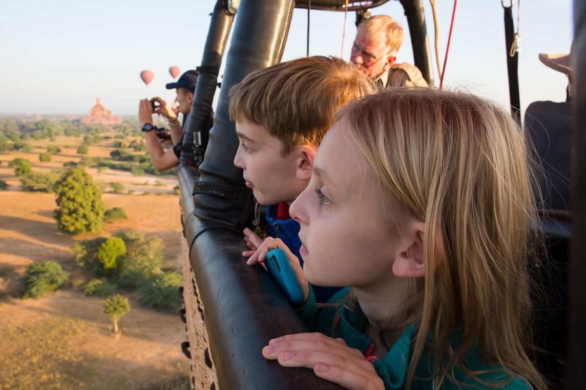 Bagan Balloon with Kids