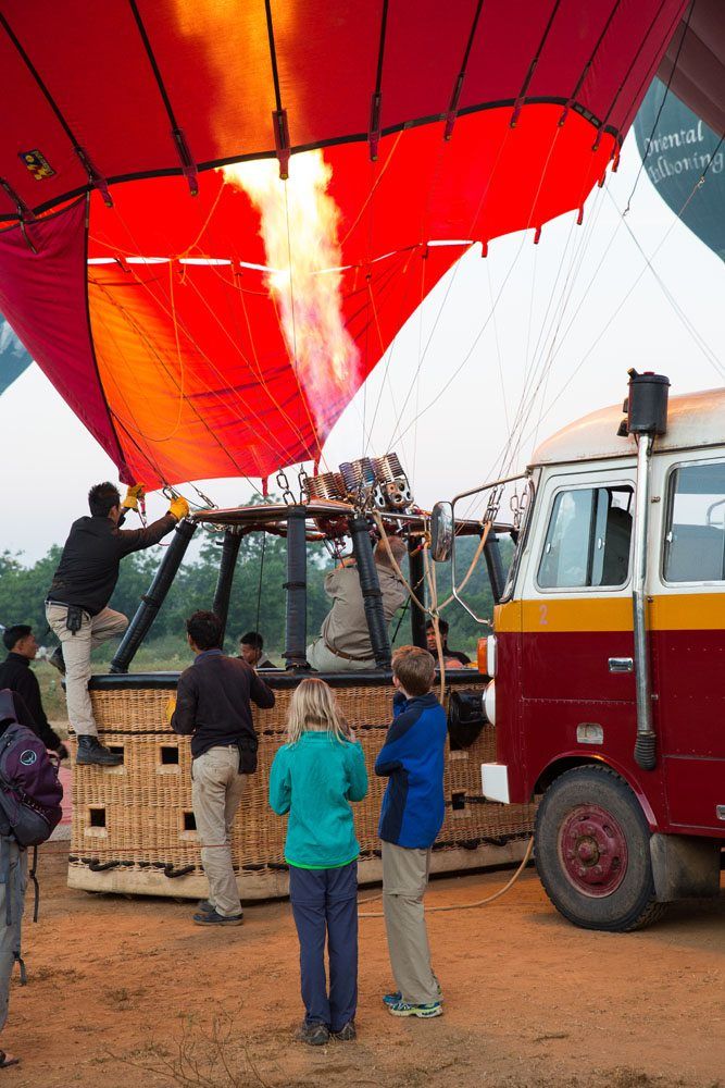 Balloons over Bagan Inflation