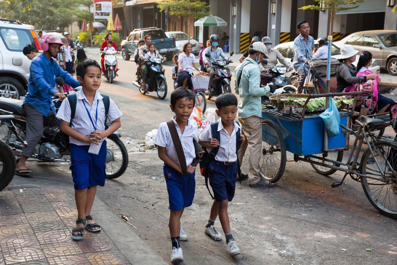 Cambodia students