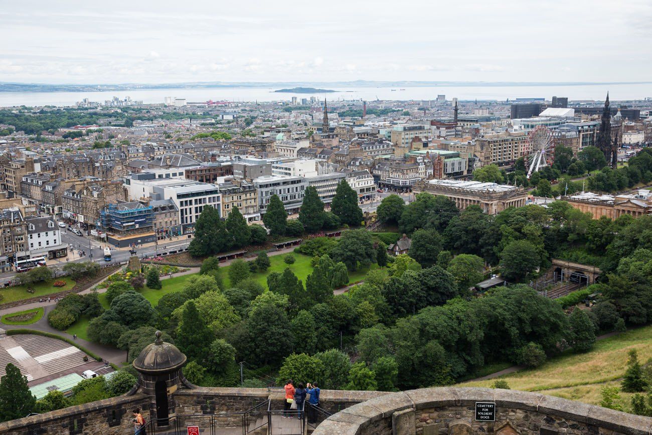 Edinburgh View from the Edinburgh Castle
