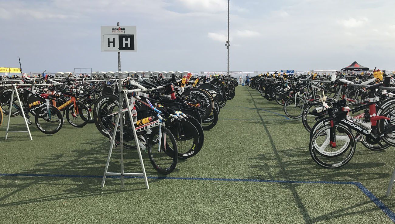 Ironman Barcelona transition