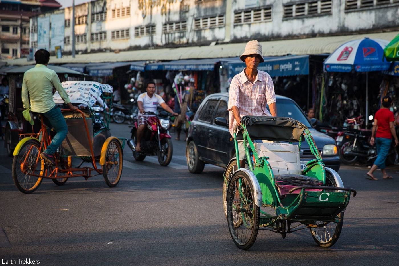 Phnom Penh rickshaw
