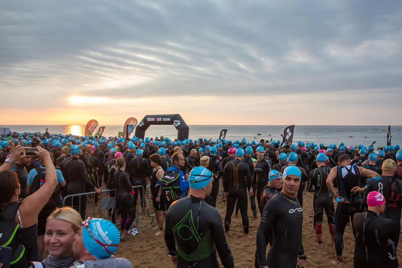 Swim Start Ironman Barcelona