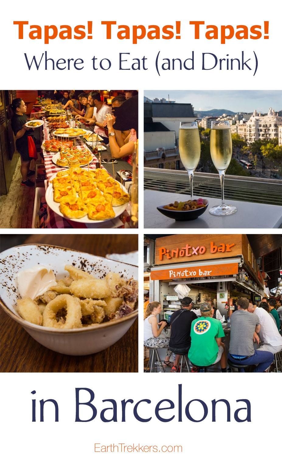 Tapas Barcelona best rooftop bars and restaurants