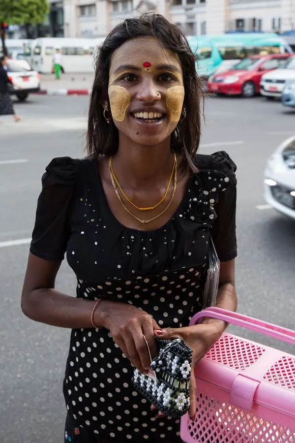 Burmese girl