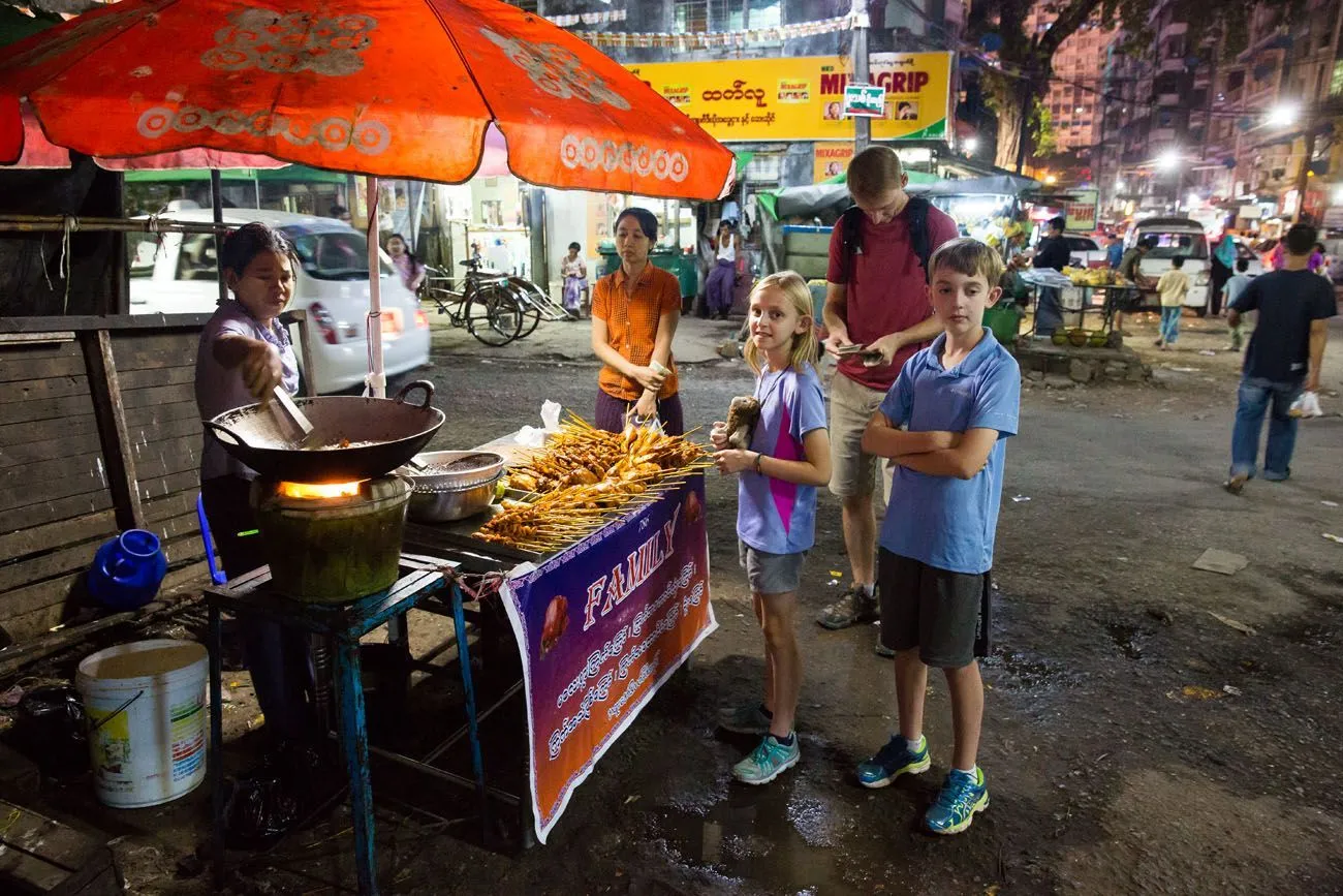 Myanmar street food