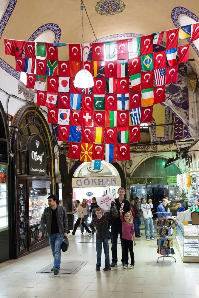 Turkish flags