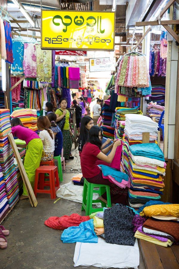 Yangon market