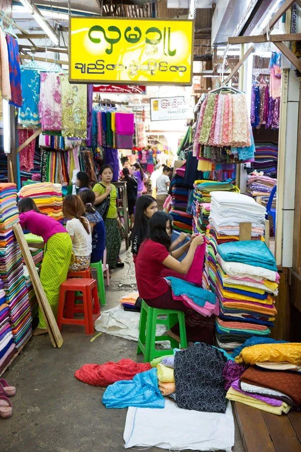 Yangon market