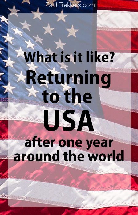 Returning to the USA