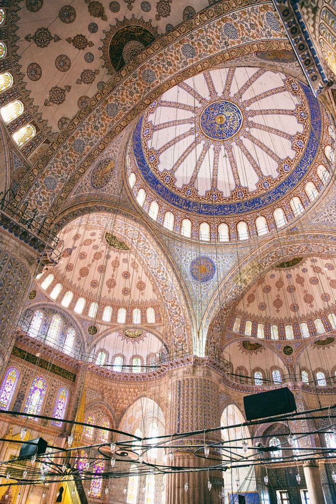 Blue Mosque Interior Istanbul