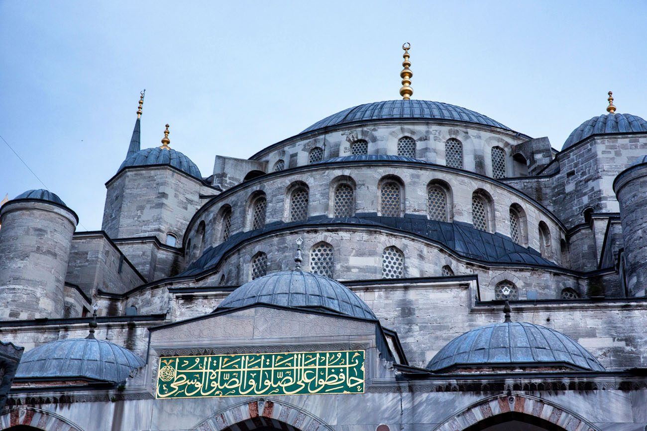 Blue Mosque Roof Istanbul