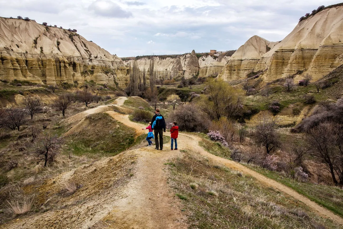 Hiking Cappadocia with kids