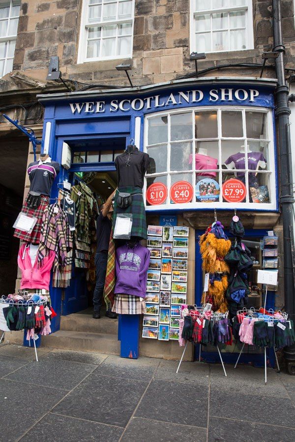 Wee Scotland Shop 2 days in Edinburgh
