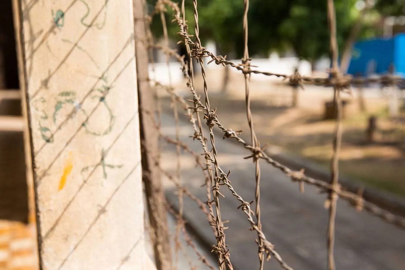 Barbed Wire Fence Cambodia