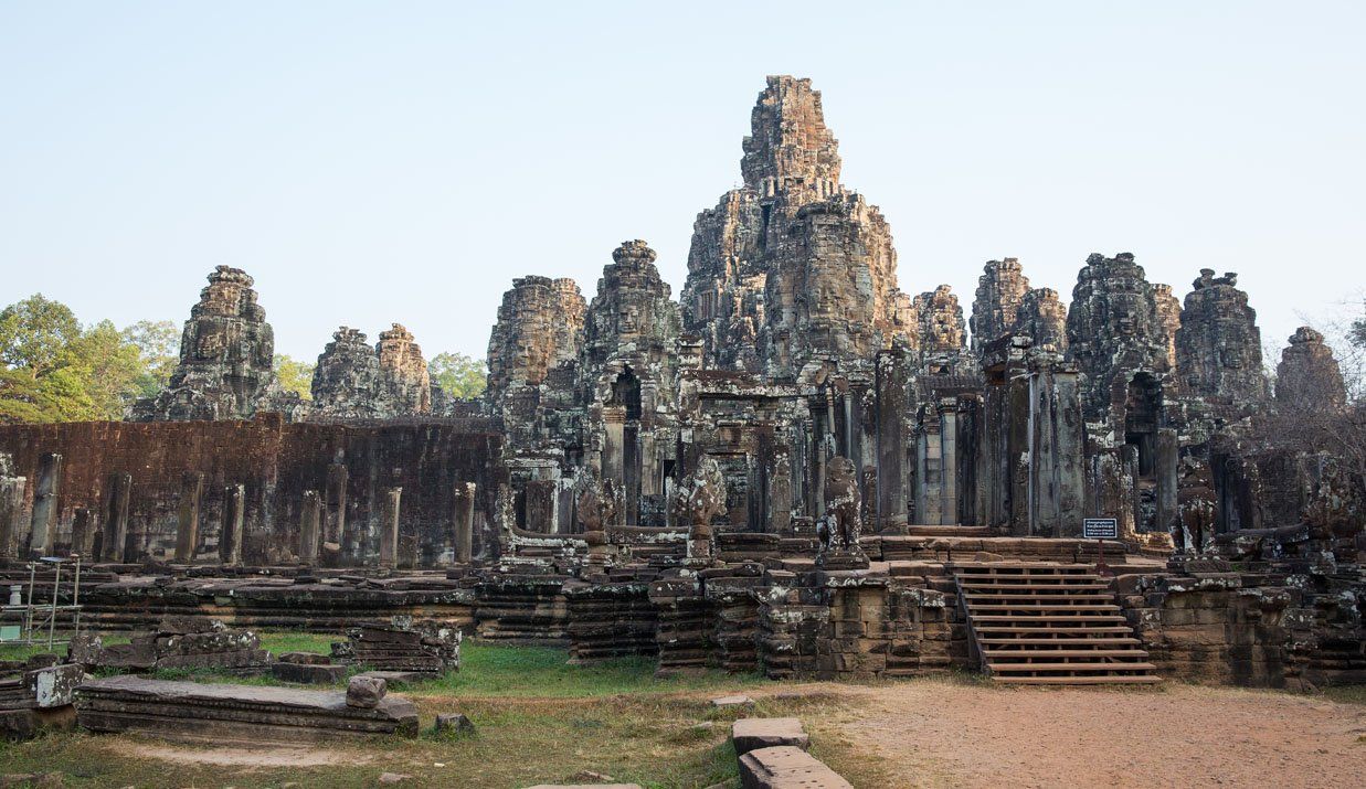 Bayon in the morning