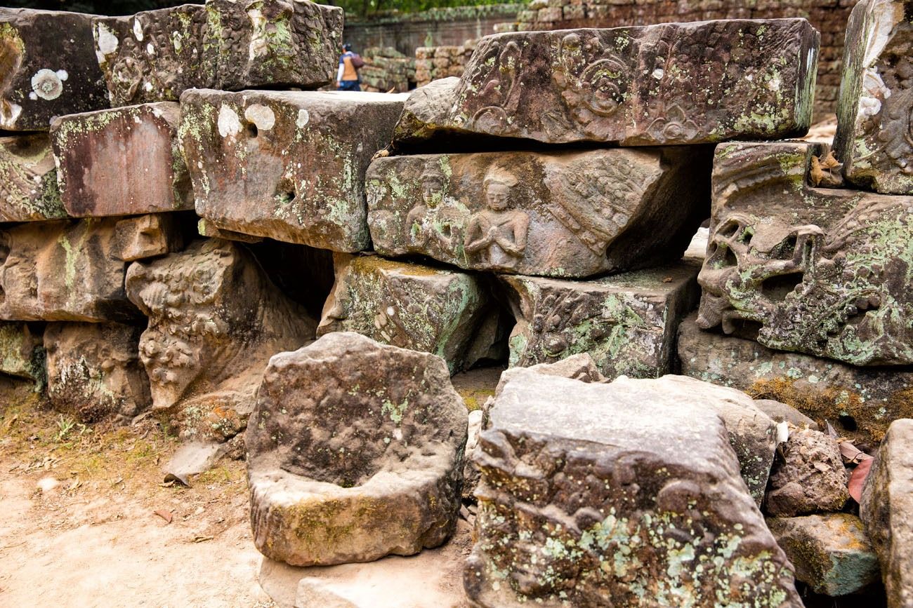 Broken Blocks Ta Prohm