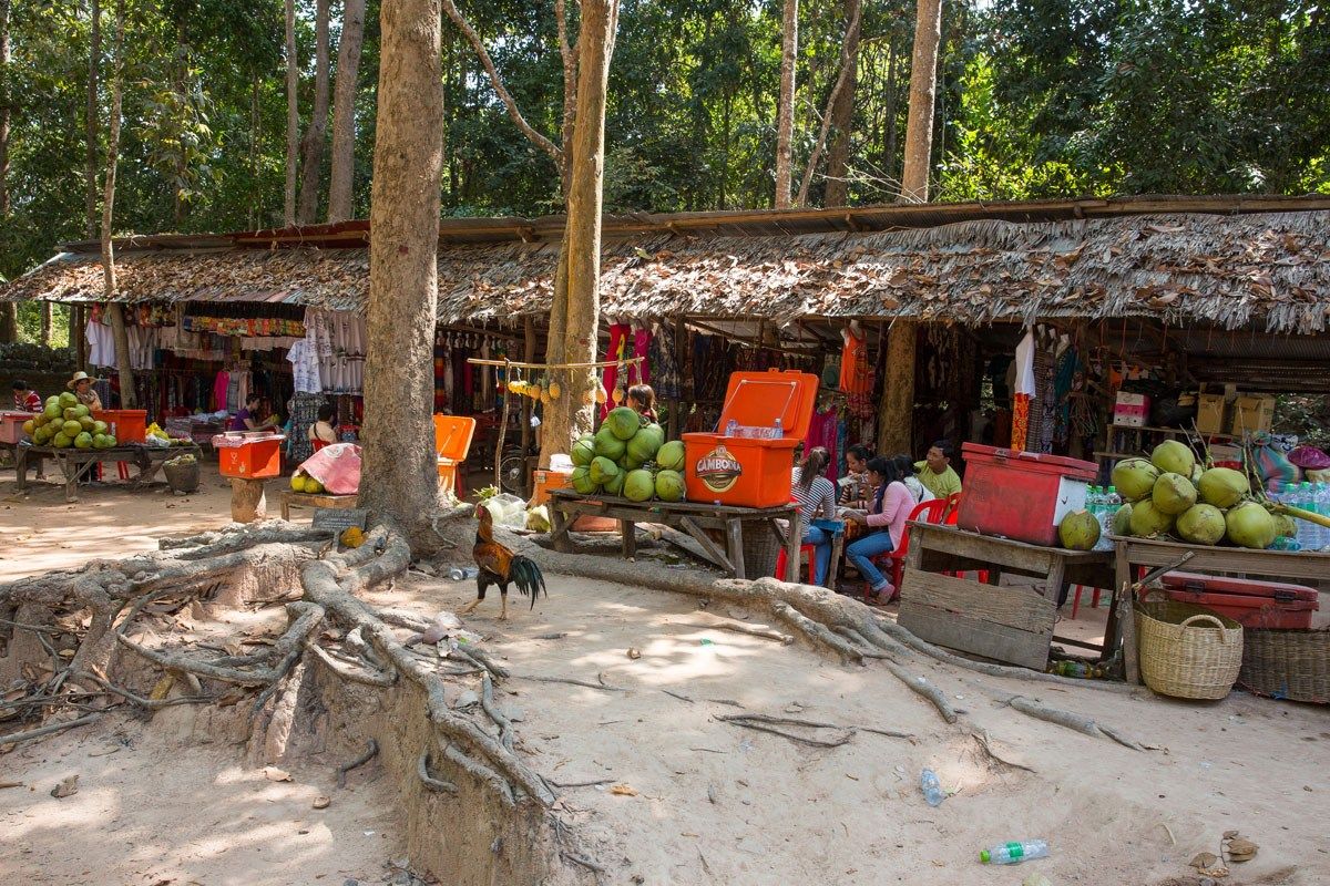 Food stands Siem Reap