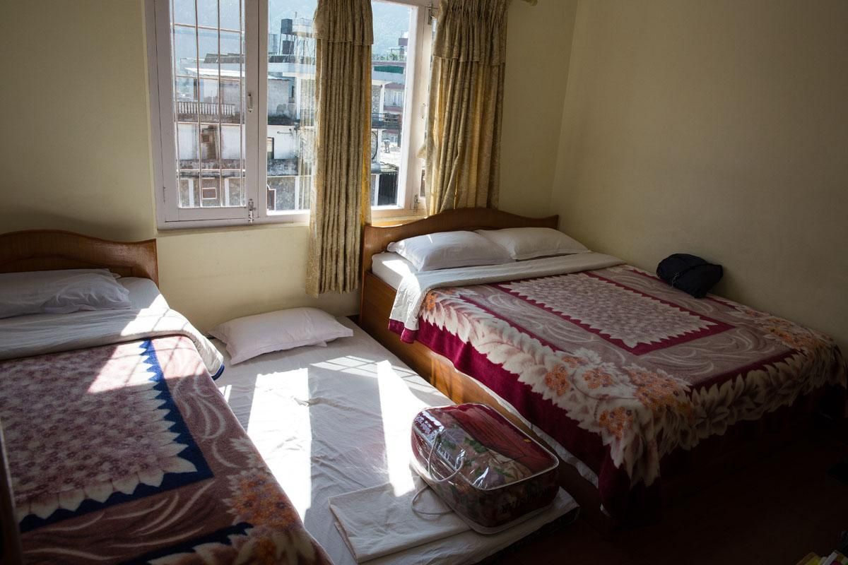 Our room in Nepal