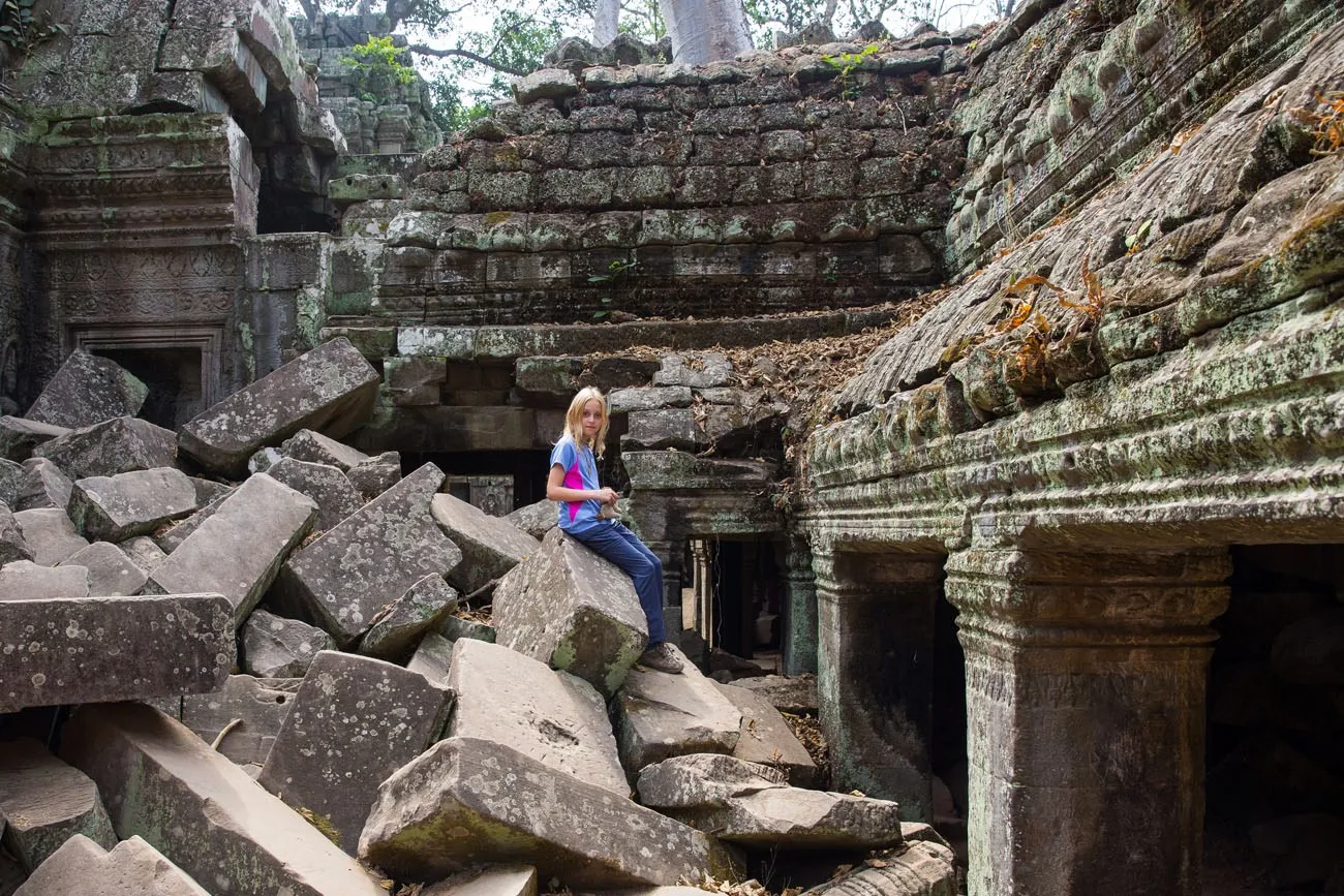 Ta Prohm with Kids