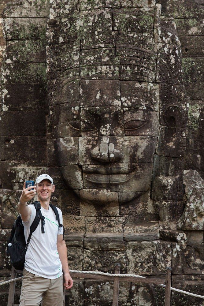 Tim selfie Bayon