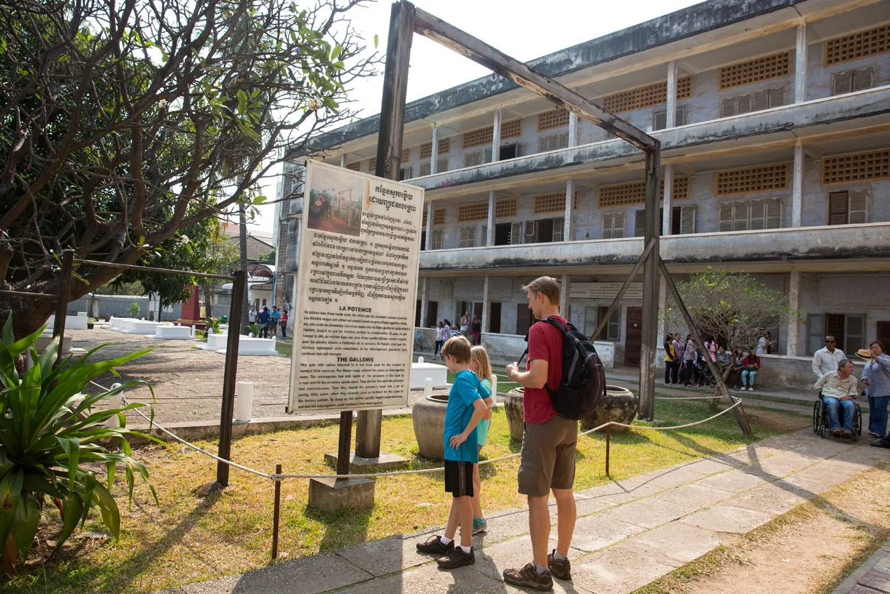 Visiting Tuol Sleng Prison