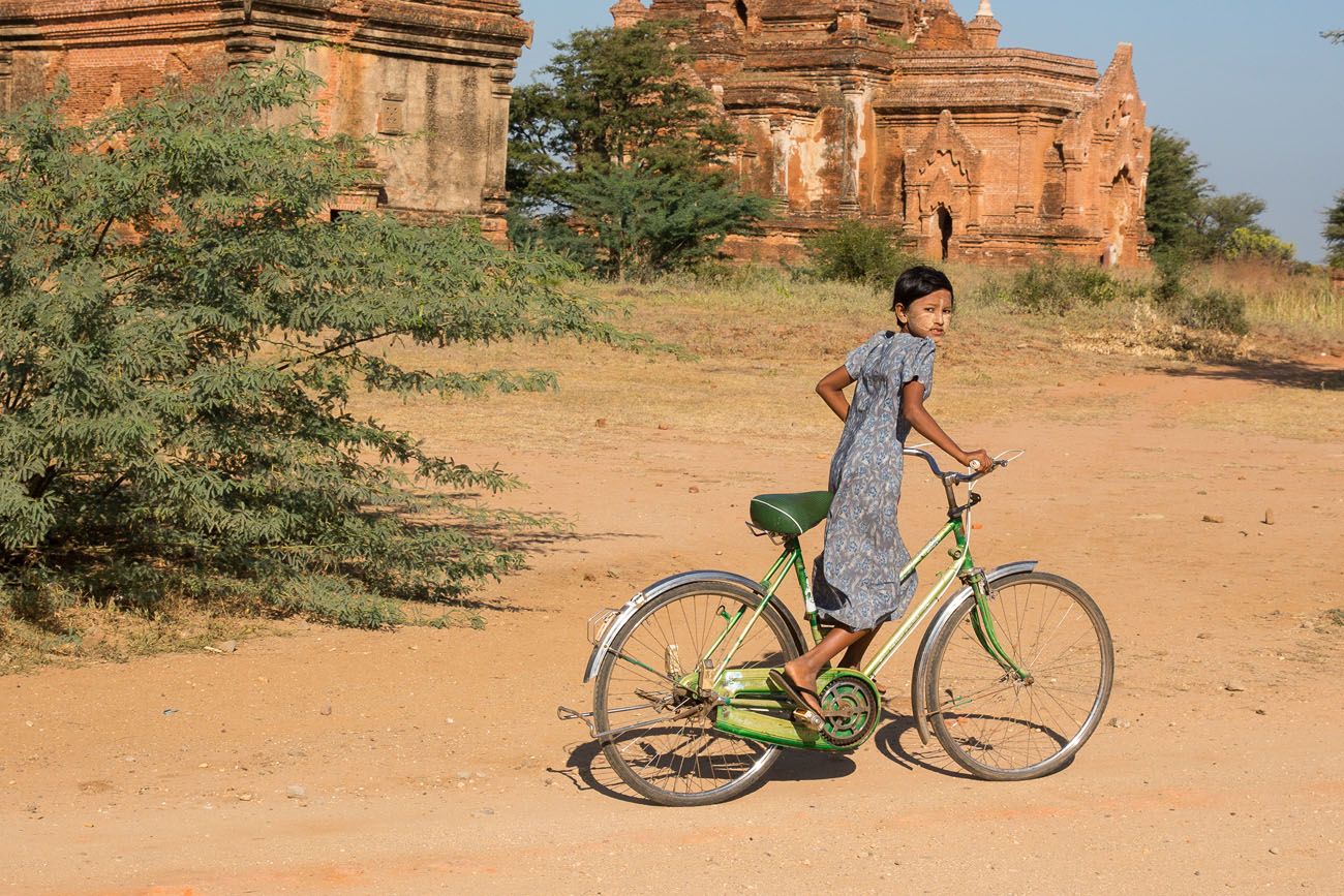 Girl in Bagan