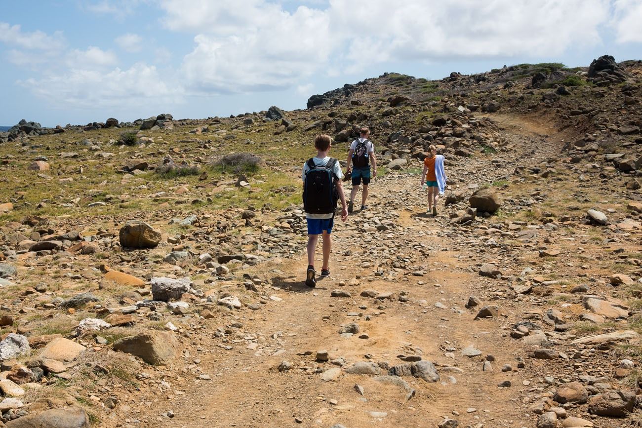 Hiking Aruba Natural Pool