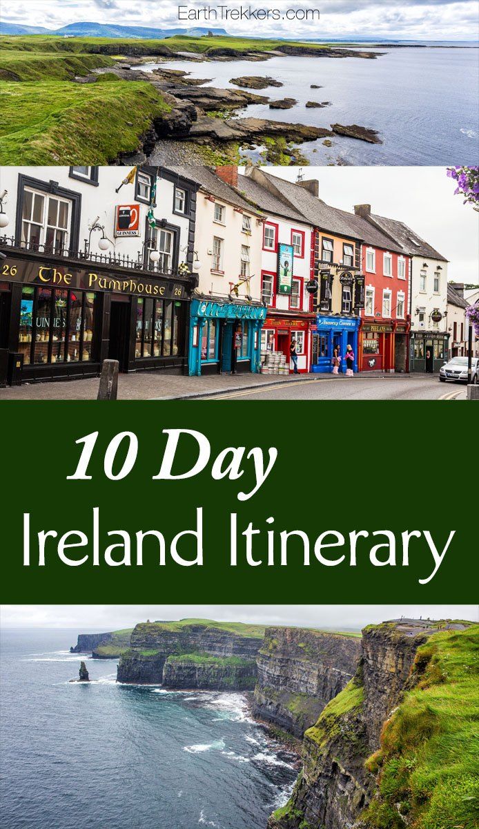 Ireland Itinerary Road Trip 10 Days