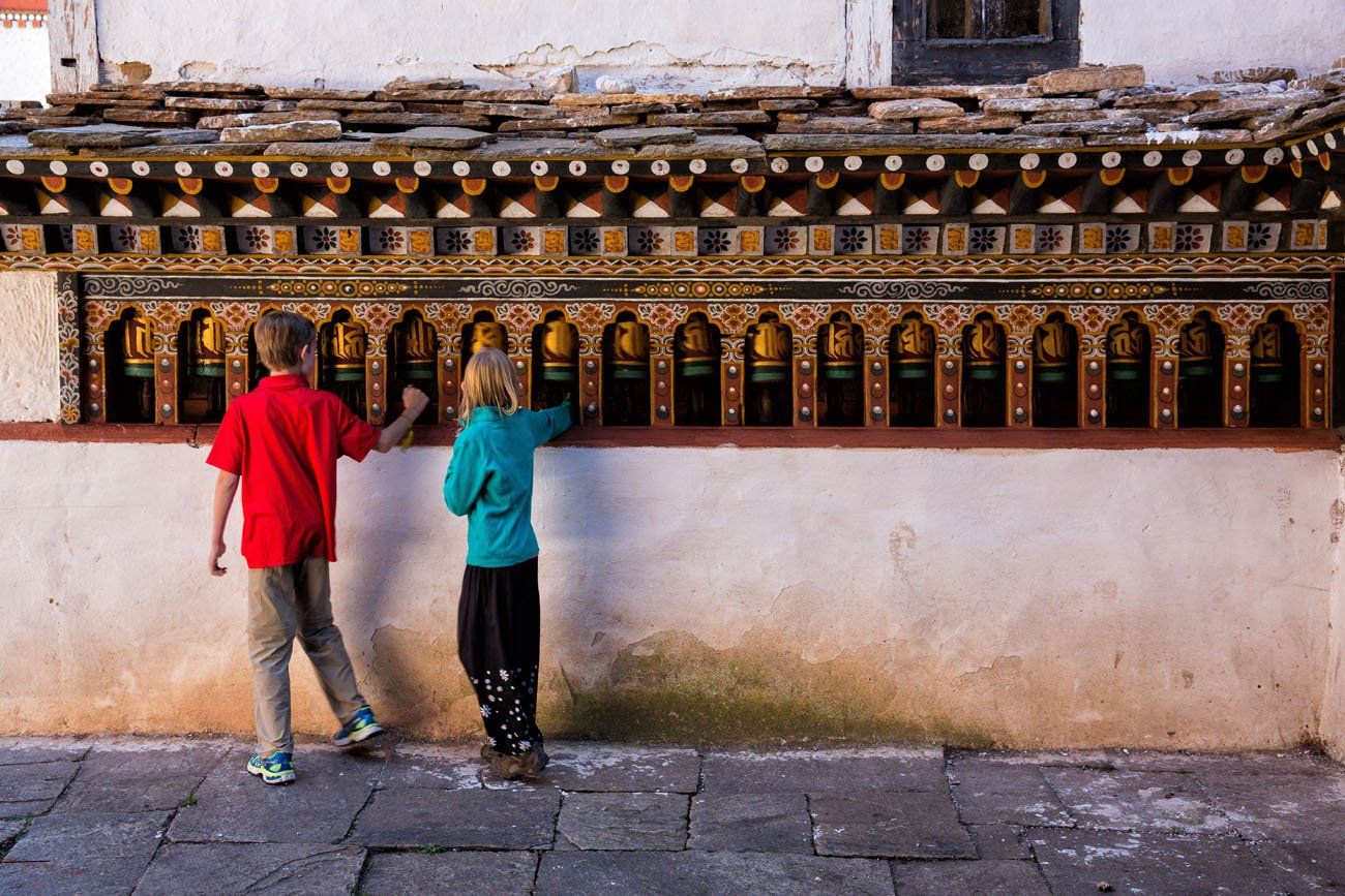 Spinning the prayer wheels