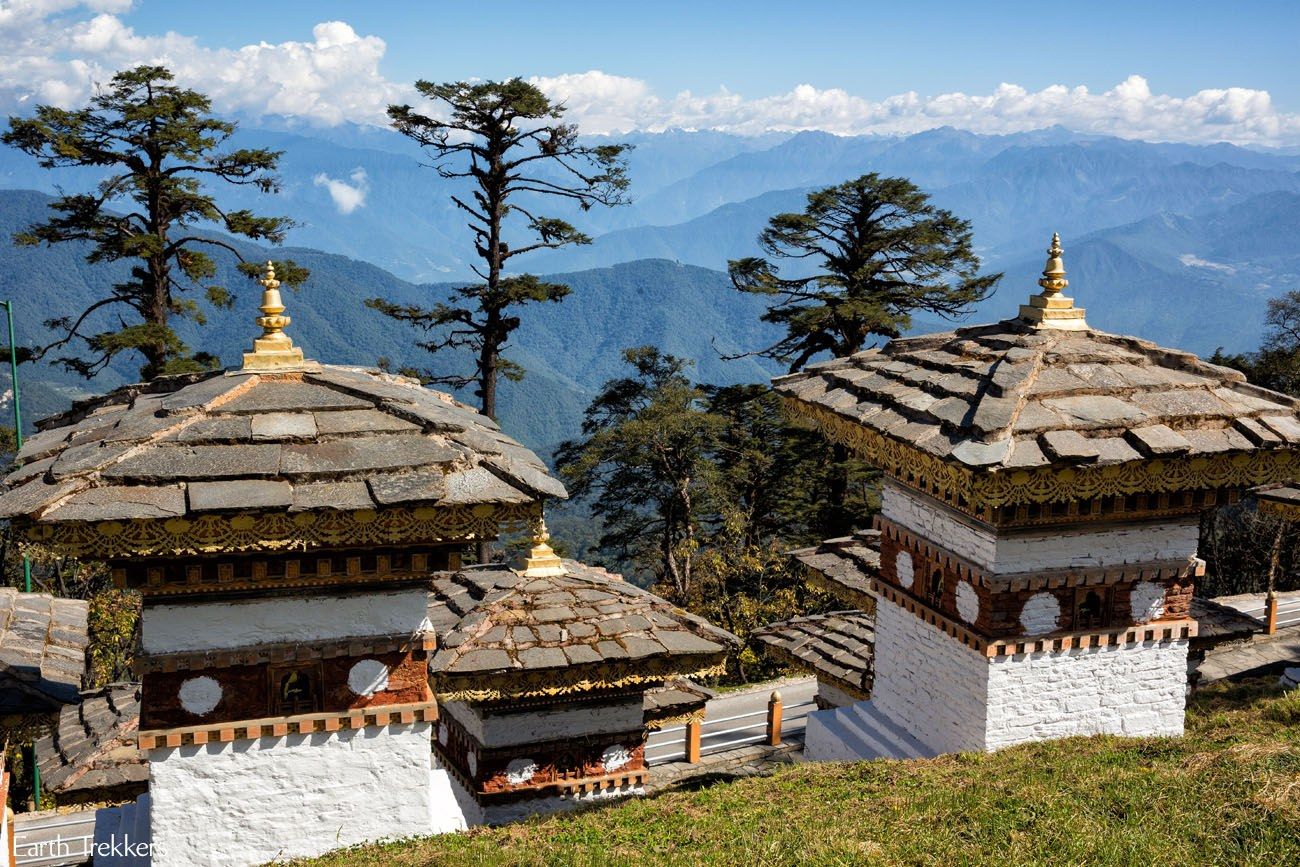 Stupas in Bhutan