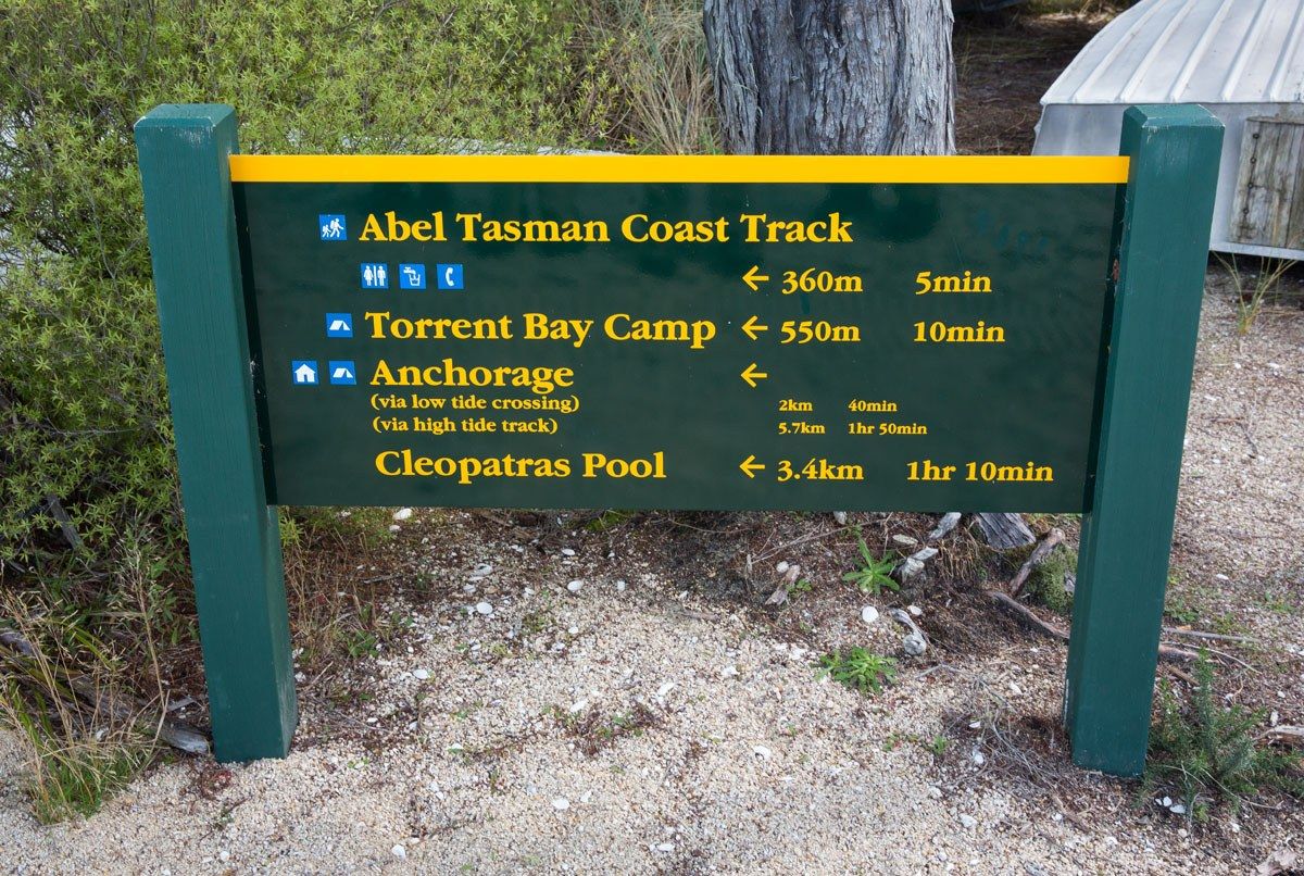 Coast Track Sign