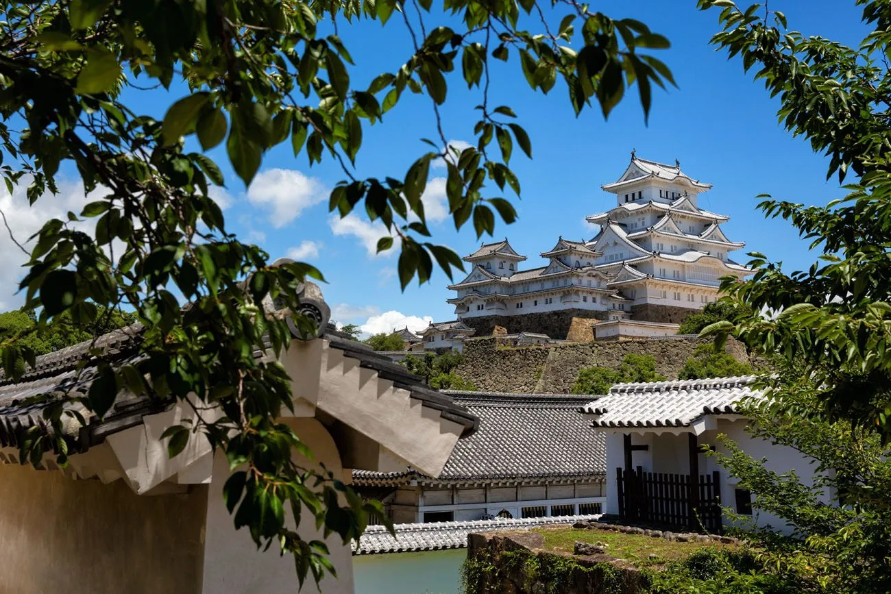 Himeji Castle from the Trees