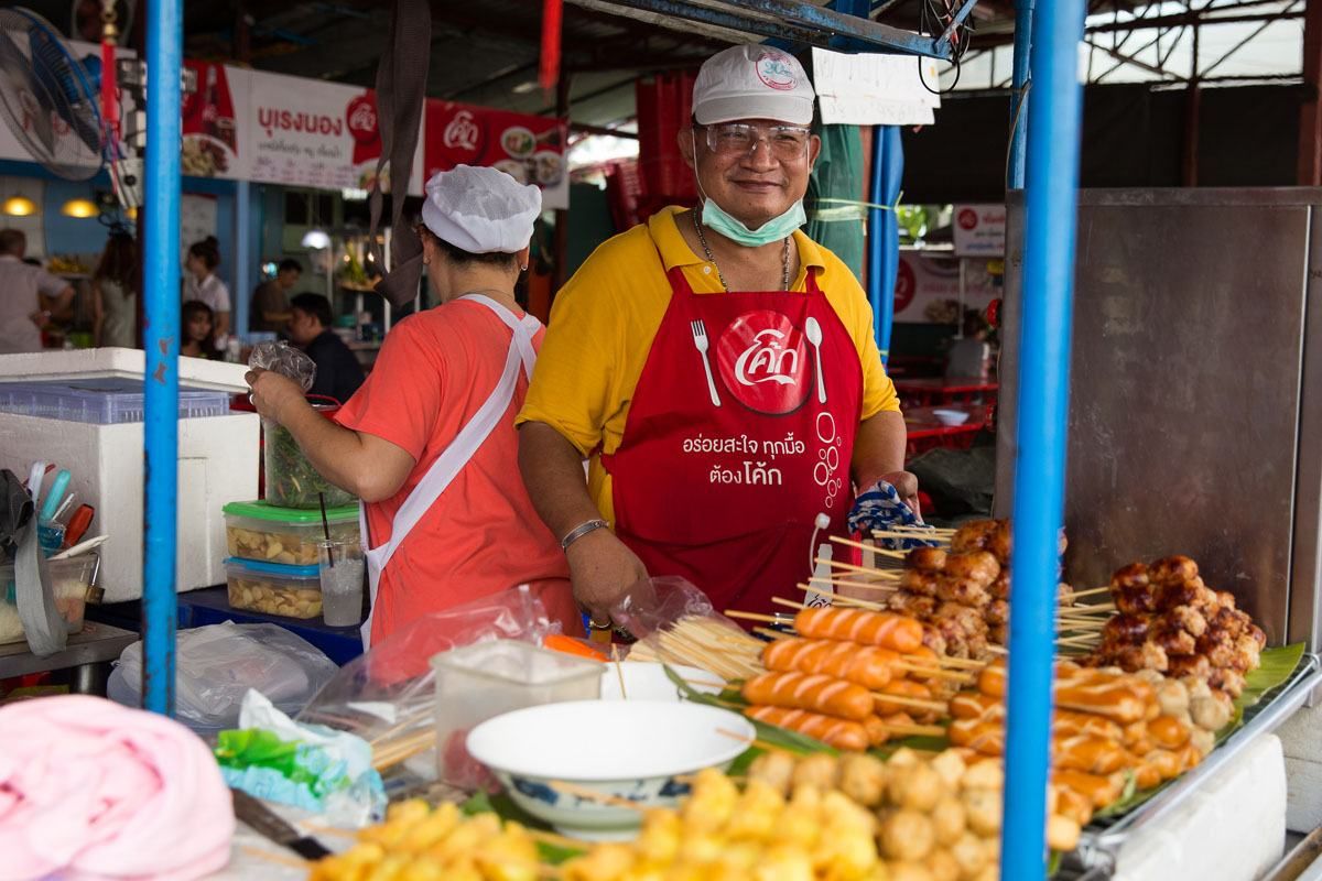 Ordering Street Food Bangkok