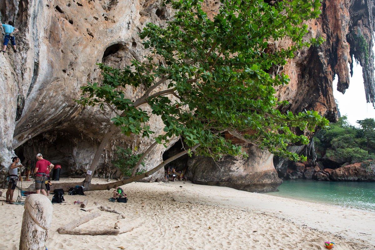 Rock Climbing Phra Nang Cave