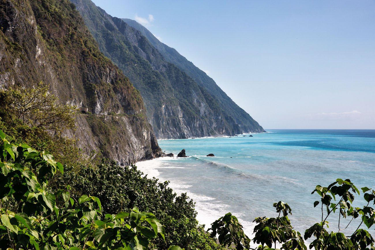 Taiwan coastline