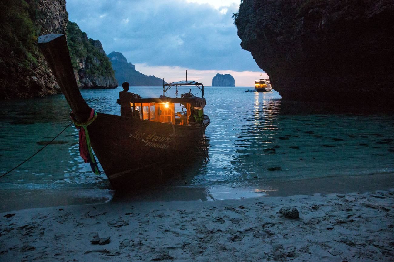 Twilight on the beach