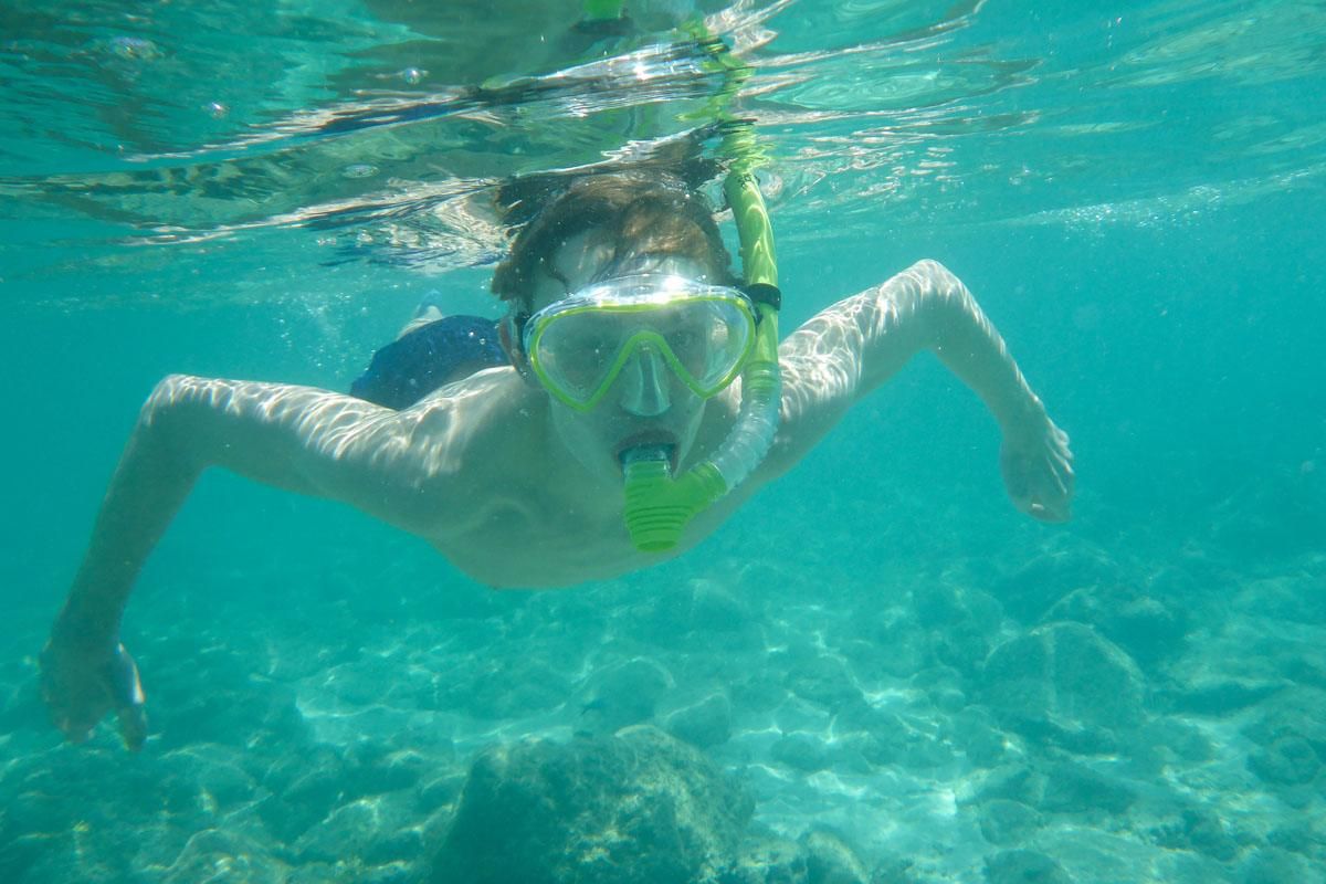 Tyler Snorkeling Aruba